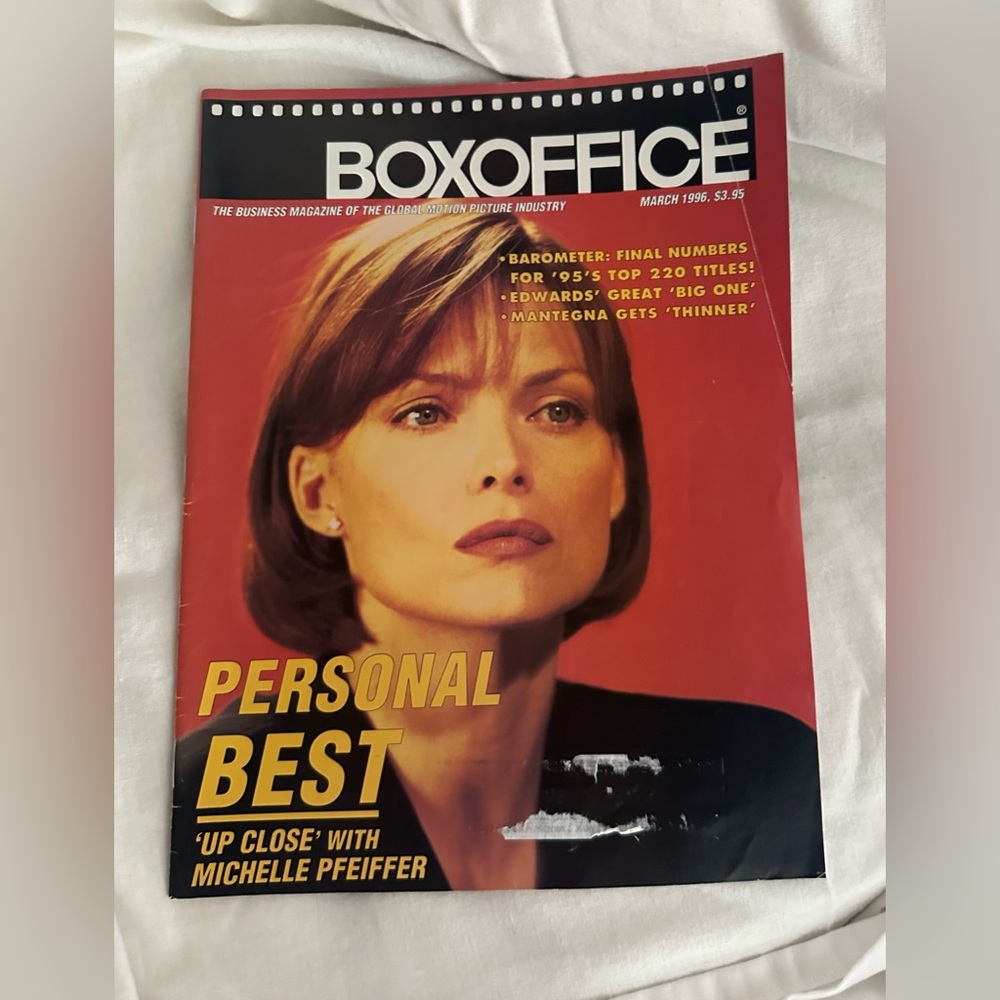 Vintage BOX OFFICE Magazine March 1996